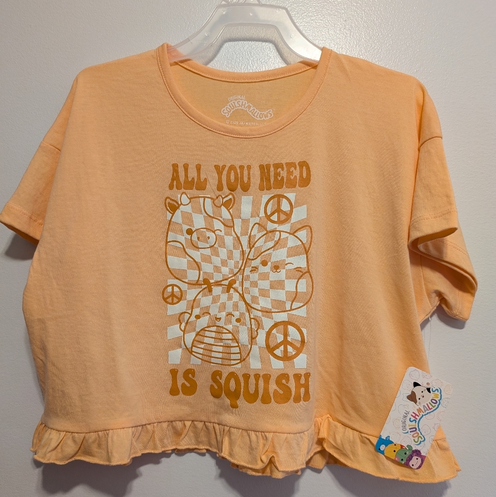 Squishmallows Kids Peach Graphic Tee
